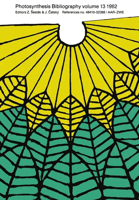 Cover of Photosynthesis Bibliography volume 13 1982