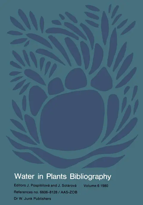 Cover of Water-in-Plants Bibliography