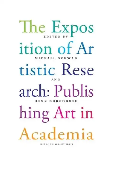 Cover of The Exposition of Artistic Research