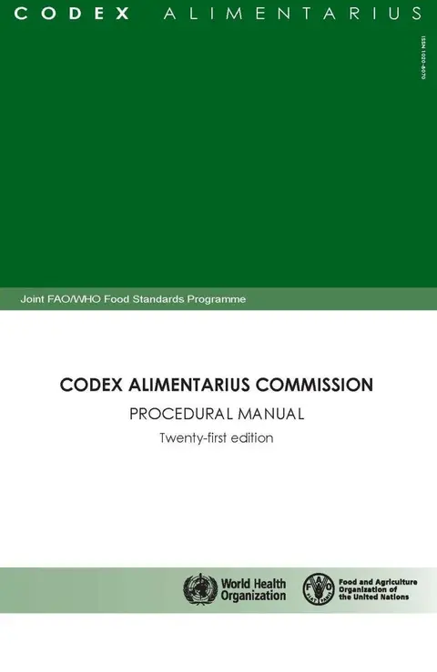 Cover of Codex Alimentarius Commission