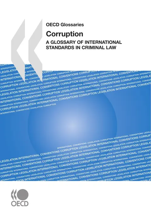 Cover of Oecd Glossaries Corruption