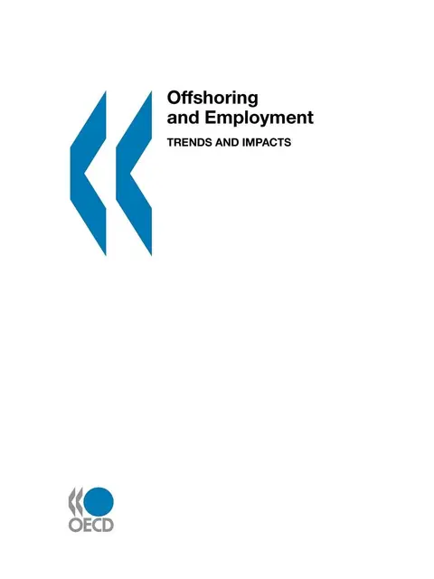 Cover of Offshoring and Employment