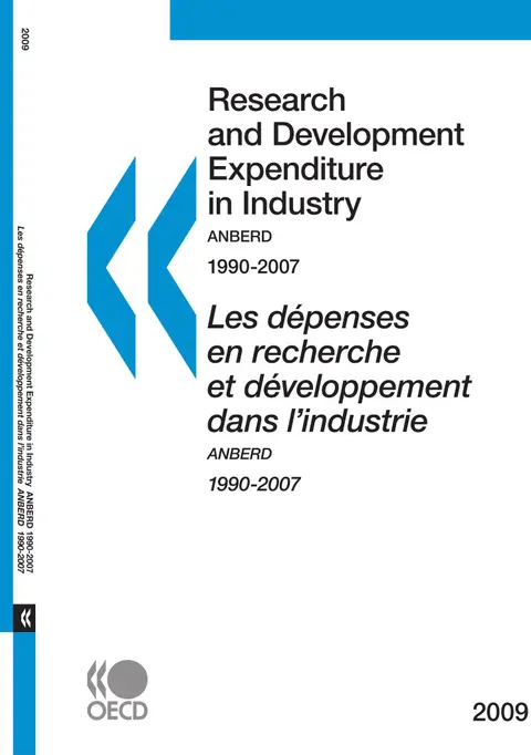 Cover of Research and Development Expenditure in Industry 1990-2007