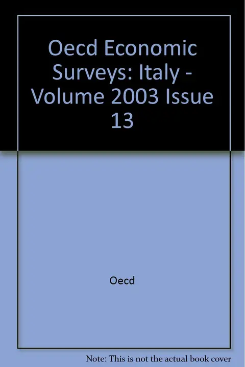 Cover of Oecd Economic Surveys