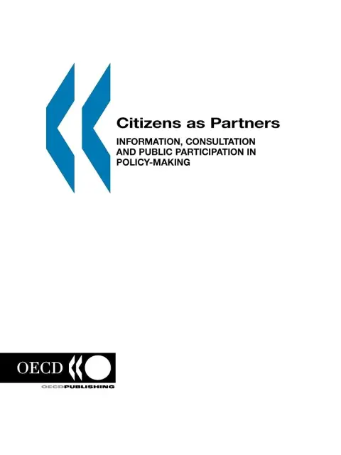 Cover of Citizens as Partners