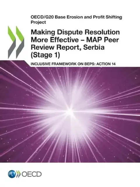 Cover of Making Dispute Resolution More Effective - MAP Peer Review Report, Serbia (Stage 1)