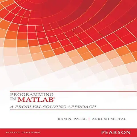 Cover of Pearson PROGRAMMING IN MATLAB ®