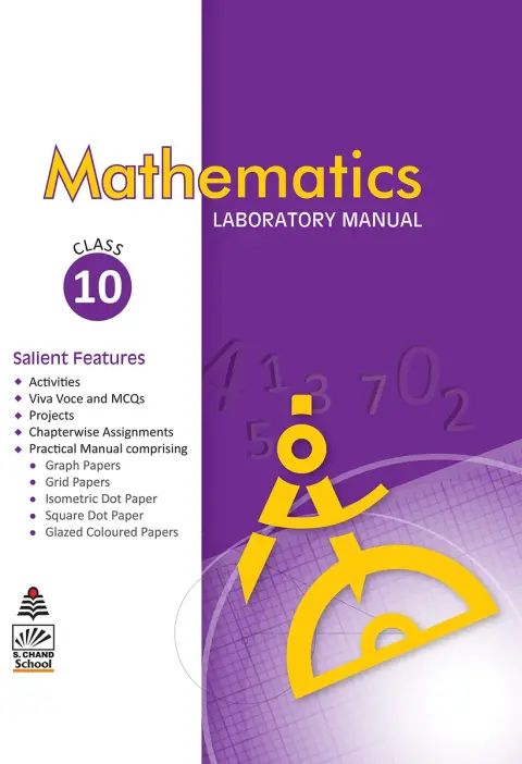 Cover of Mathematics Laboratory Manual class 10