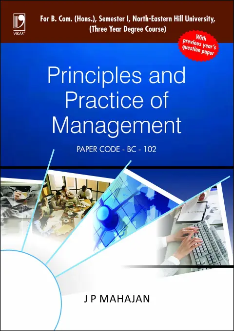 Cover of Principles and Practice of Management