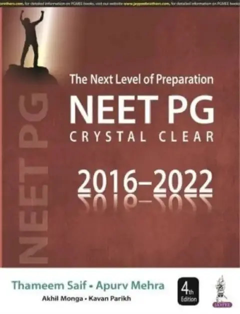 Cover of The Next Level Of Preparation Neet Pg Crystal Clear 2016-2022