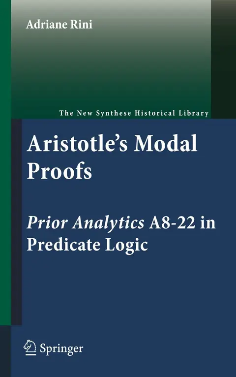 Cover of Aristotle's Modal Proofs