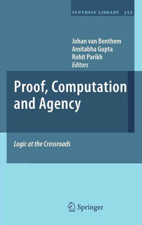 Cover of Proof, Computation and Agency