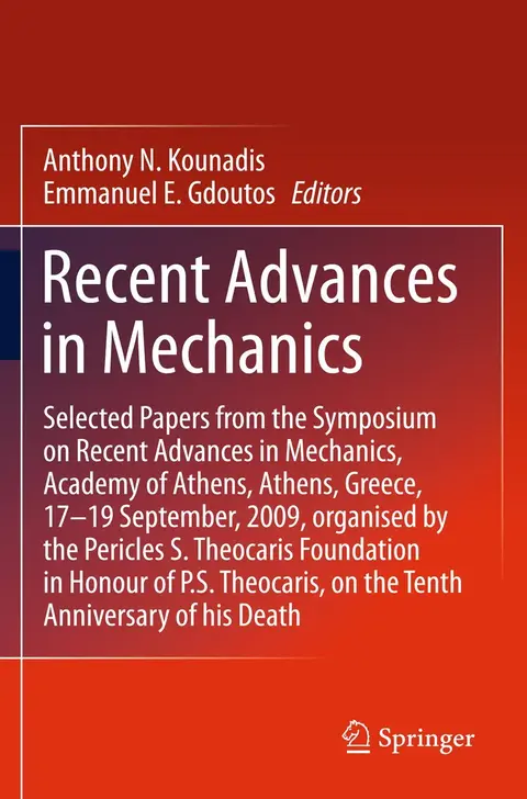 Cover of Recent Advances in Mechanics