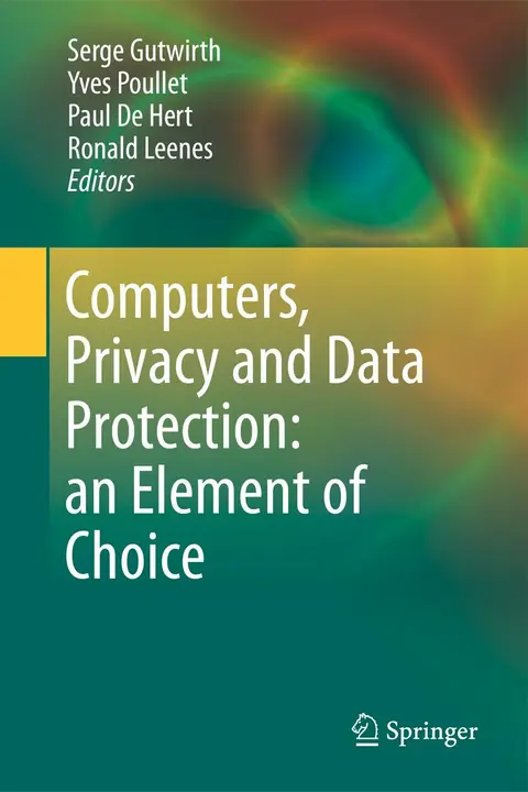 Cover of Computers, Privacy and Data Protection