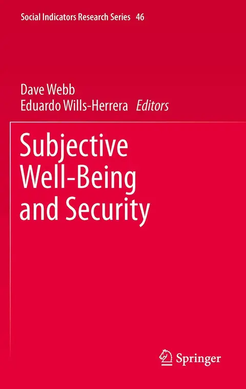 Cover of Subjective Well-Being and Security