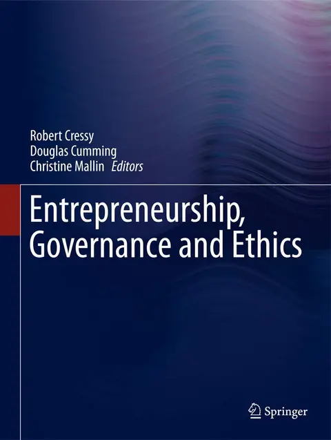 Cover of Entrepreneurship, Governance and Ethics