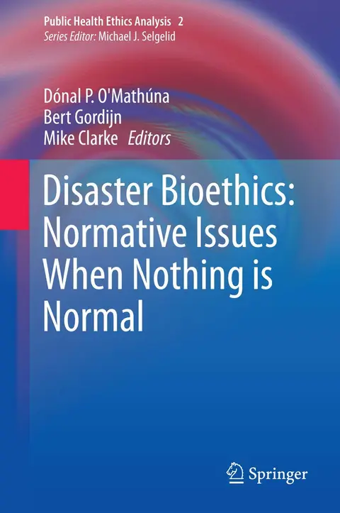 Cover of Disaster Bioethics