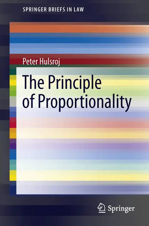 Cover of The Principle of Proportionality