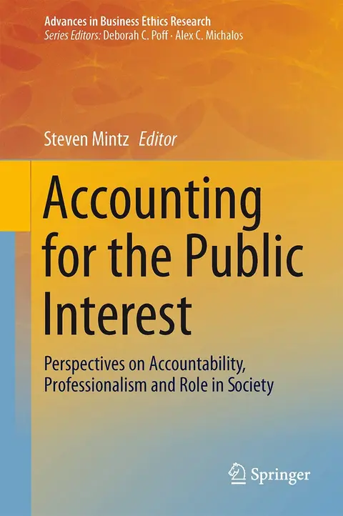Cover of Accounting for the Public Interest