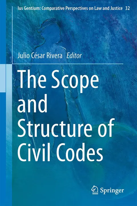 Cover of The Scope and Structure of Civil Codes