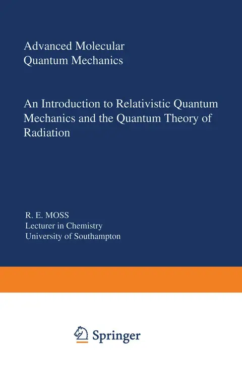 Cover of Advanced Molecular Quantum Mechanics