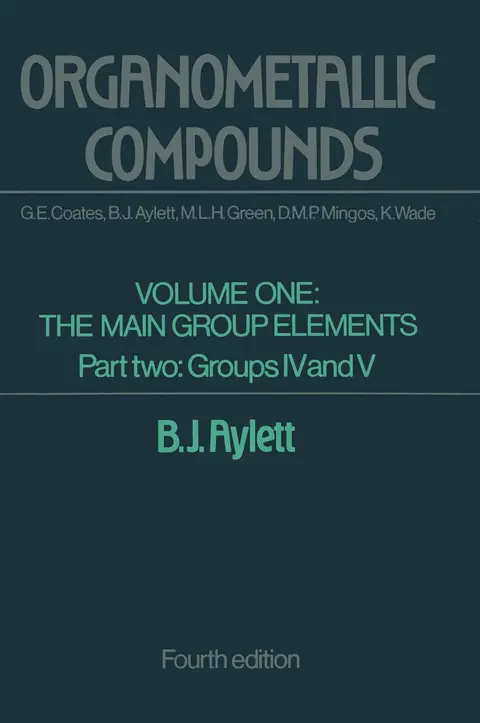 Cover of Organometallic Compounds