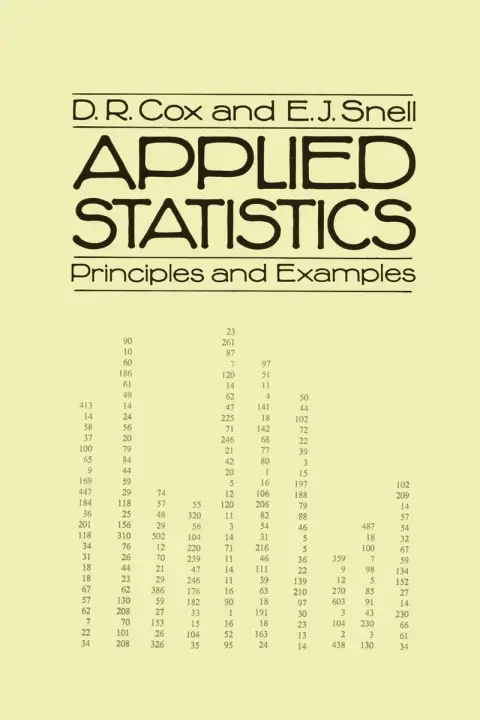 Cover of Applied Statistics