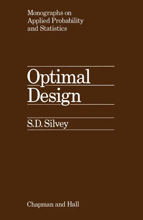 Cover of Optimal Design