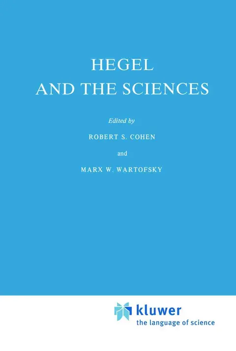 Cover of Hegel and the Sciences