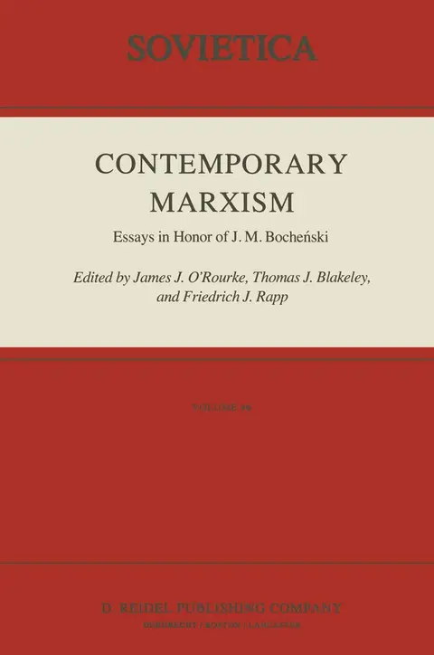 Cover of Contemporary Marxism