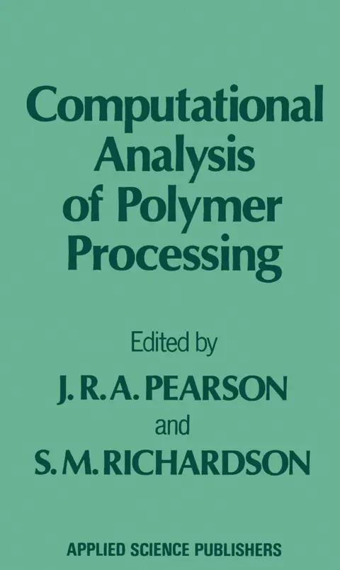 Cover of Computational Analysis of Polymer Processing