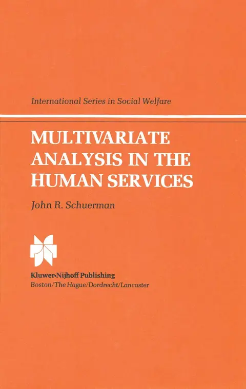 Cover of Multivariate Analysis in the Human Services