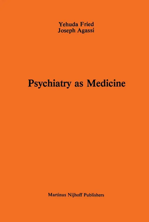 Cover of Psychiatry as Medicine
