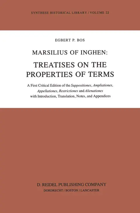 Cover of Marsilius of Inghen