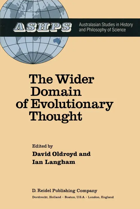 Cover of The Wider Domain of Evolutionary Thought