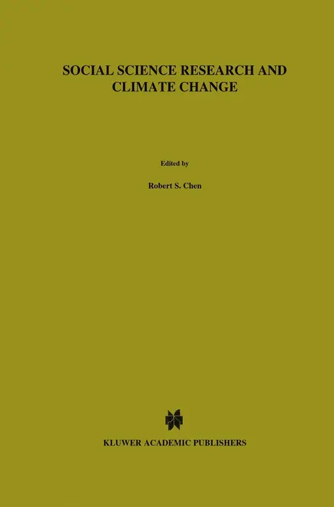 Cover of Social Science Research and Climate Change