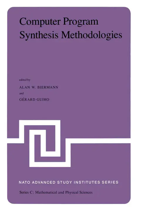 Cover of Computer Program Synthesis Methodologies