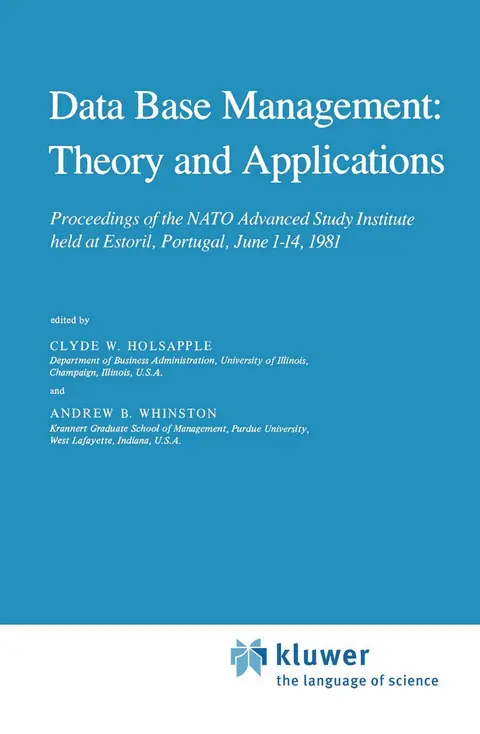 Cover of Data Base Management