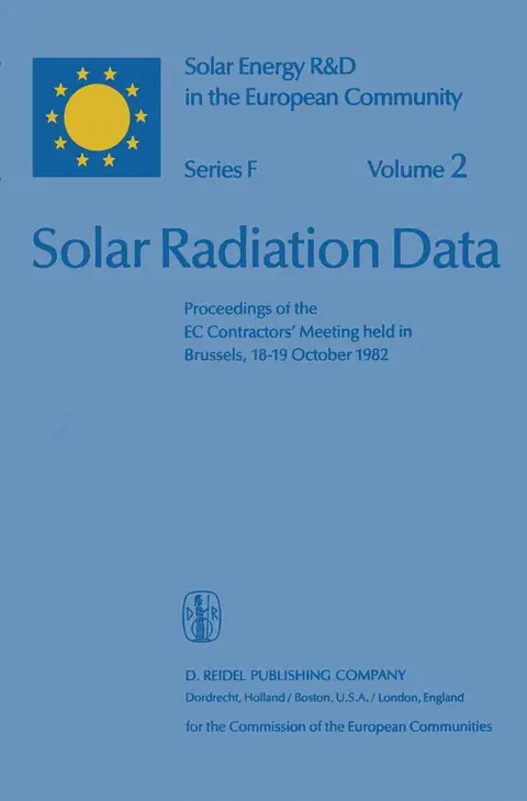 Cover of Solar Radiation Data