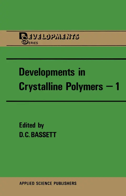 Cover of Developments in Crystalline Polymers―1
