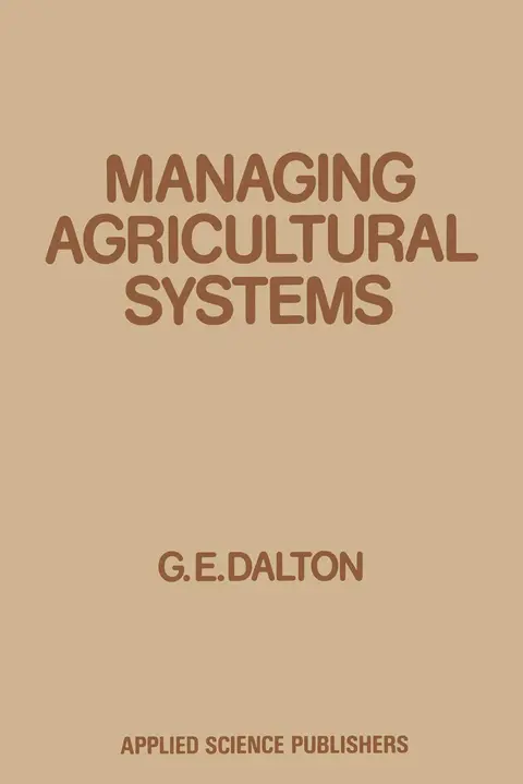 Cover of Managing Agricultural Systems