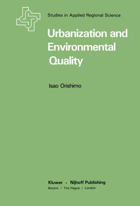 Cover of Urbanization and Environmental Quality