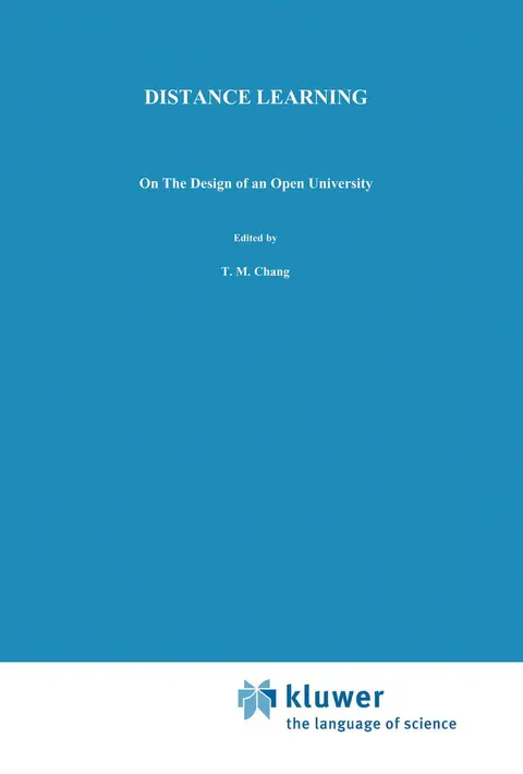 Cover of Distance Learning