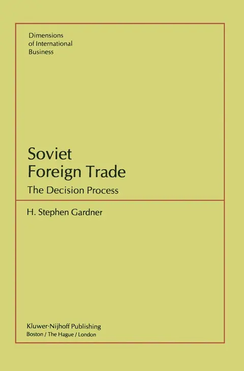 Cover of Soviet Foreign Trade