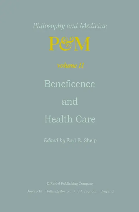Cover of Beneficence and Health Care