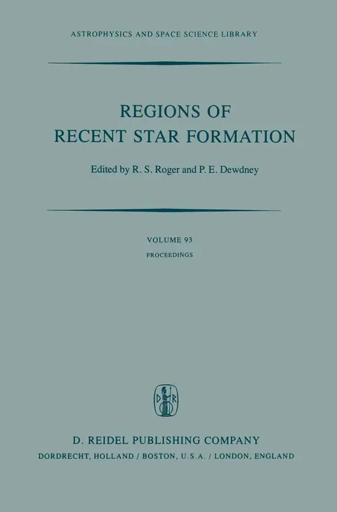 Cover of Regions of Recent Star Formation