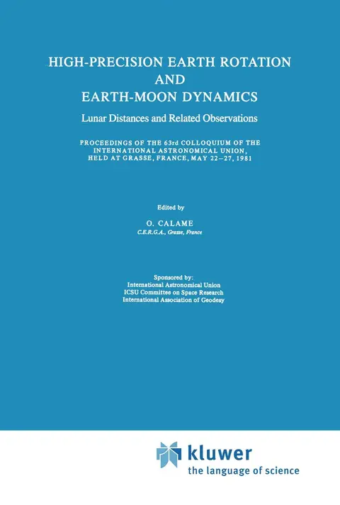 Cover of High-Precision Earth Rotation and Earth-Moon Dynamics