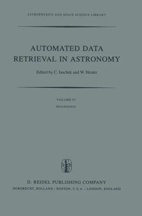 Cover of Automated Data Retrieval in Astronomy
