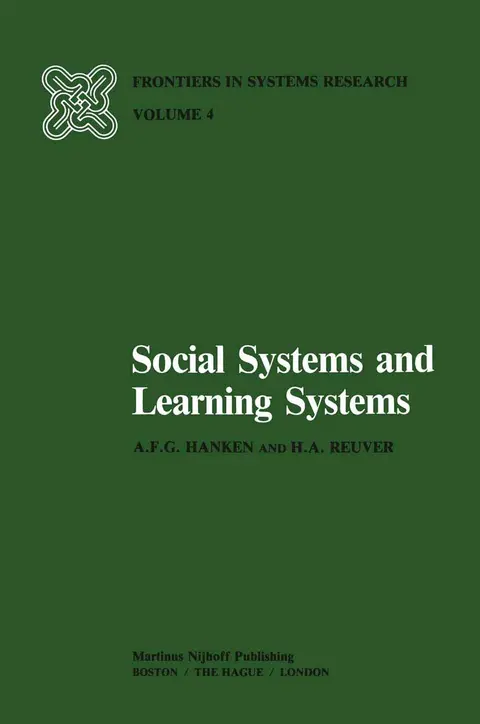 Cover of Social Systems and Learning Systems