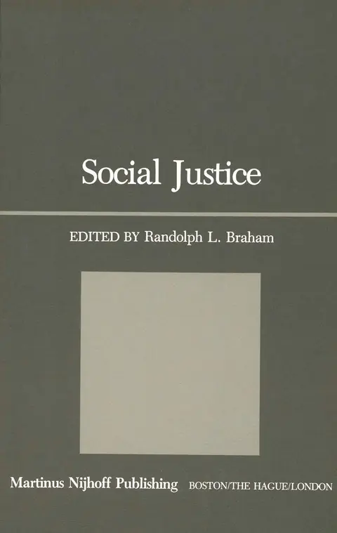 Cover of Social Justice